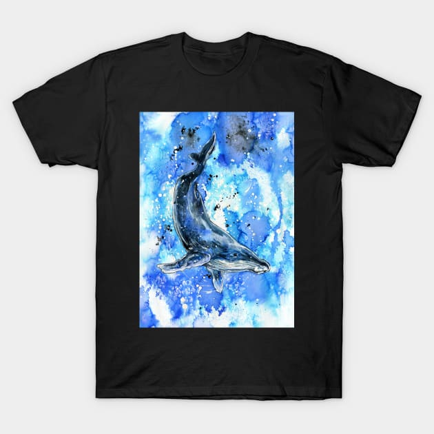 Humpback Whale T-Shirt by 10000birds